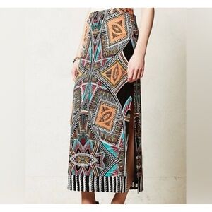 Anthropologie Tribal print skirt. Size small.